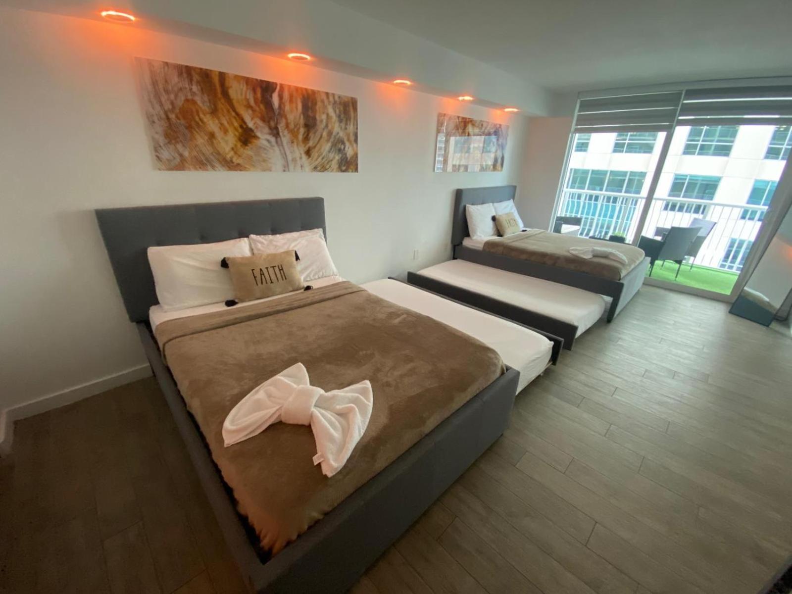 High Rise Brickell Modern Studio Miami Extérieur photo